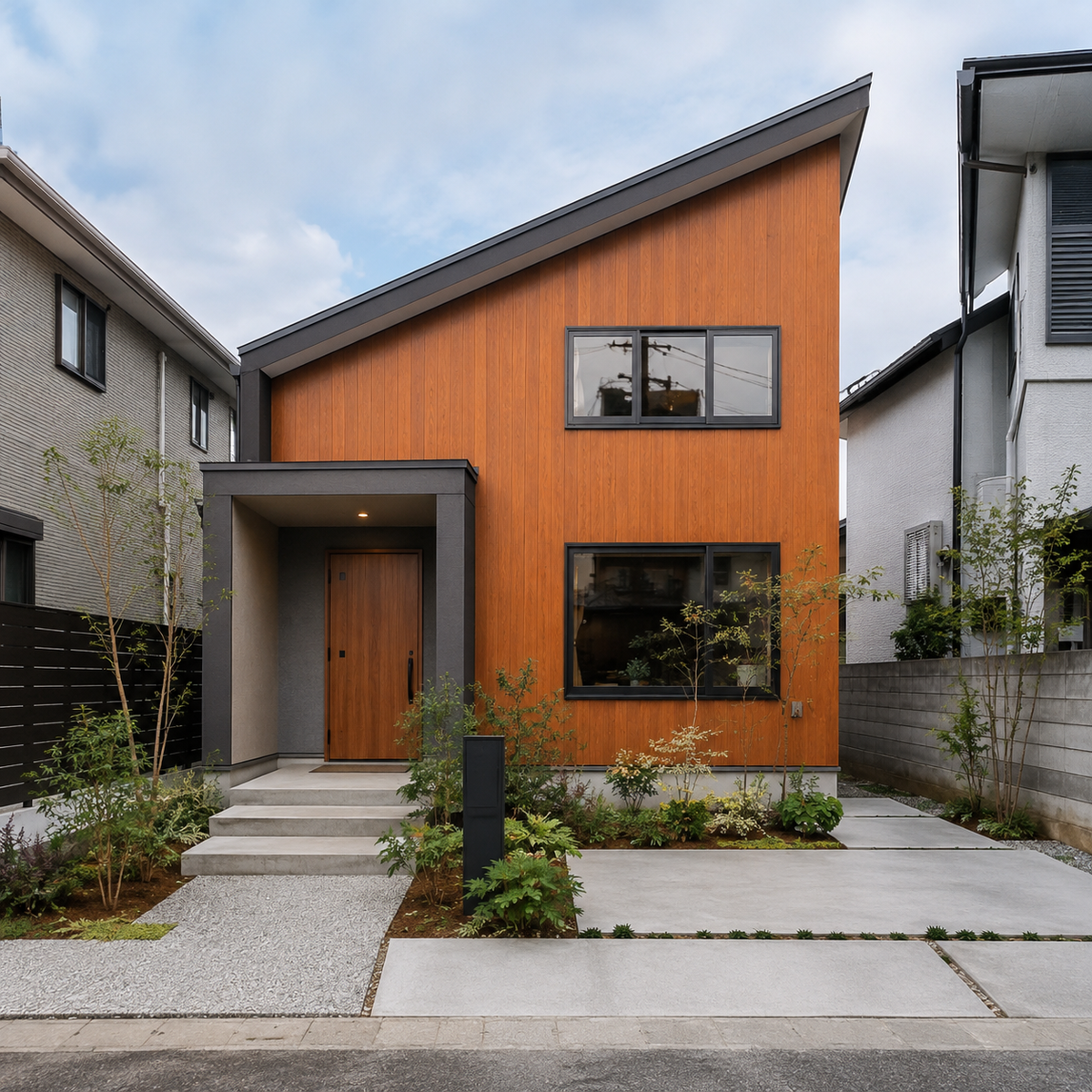 Metal Siding Exterior Símil Madera Cedro