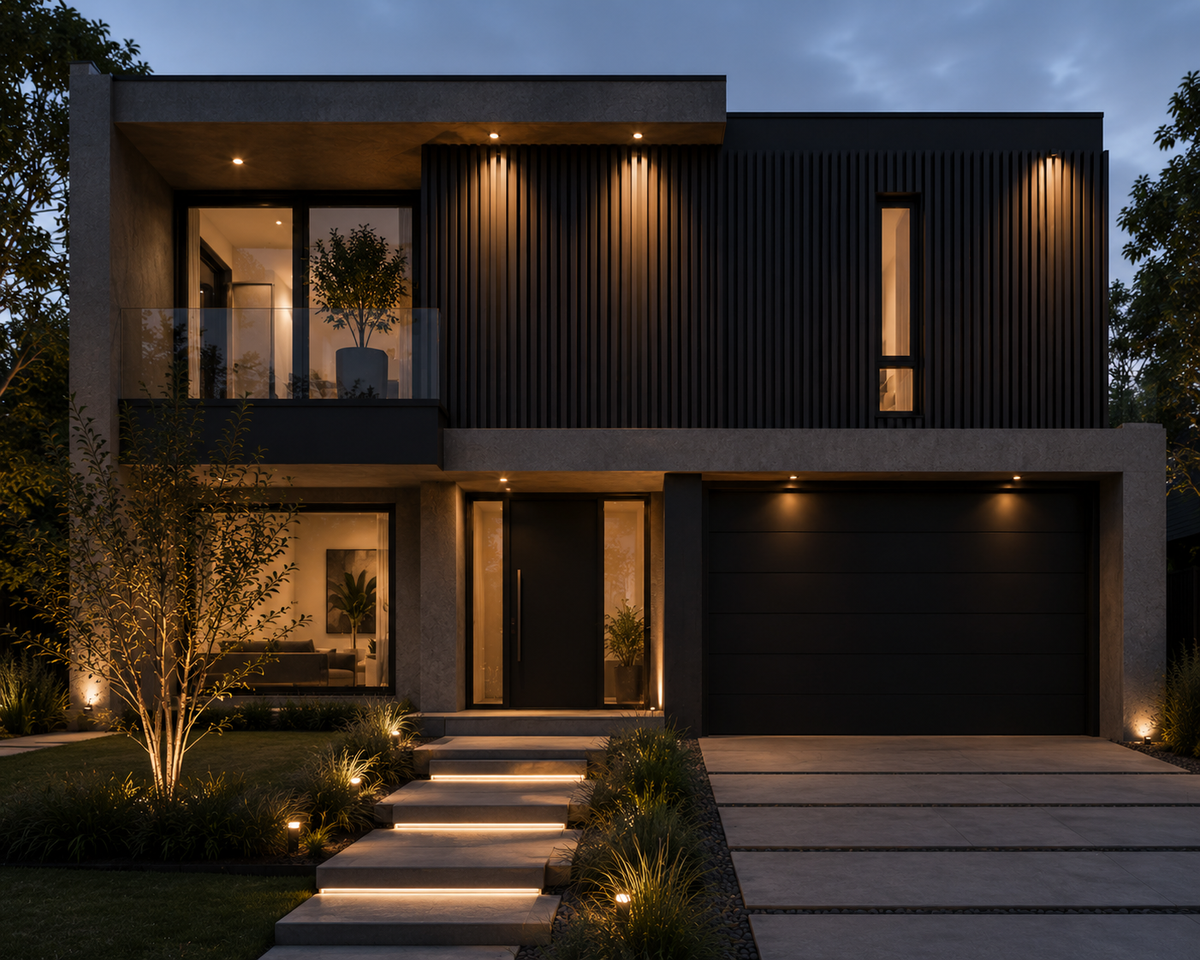 WPC Wall Panel Exterior Negro