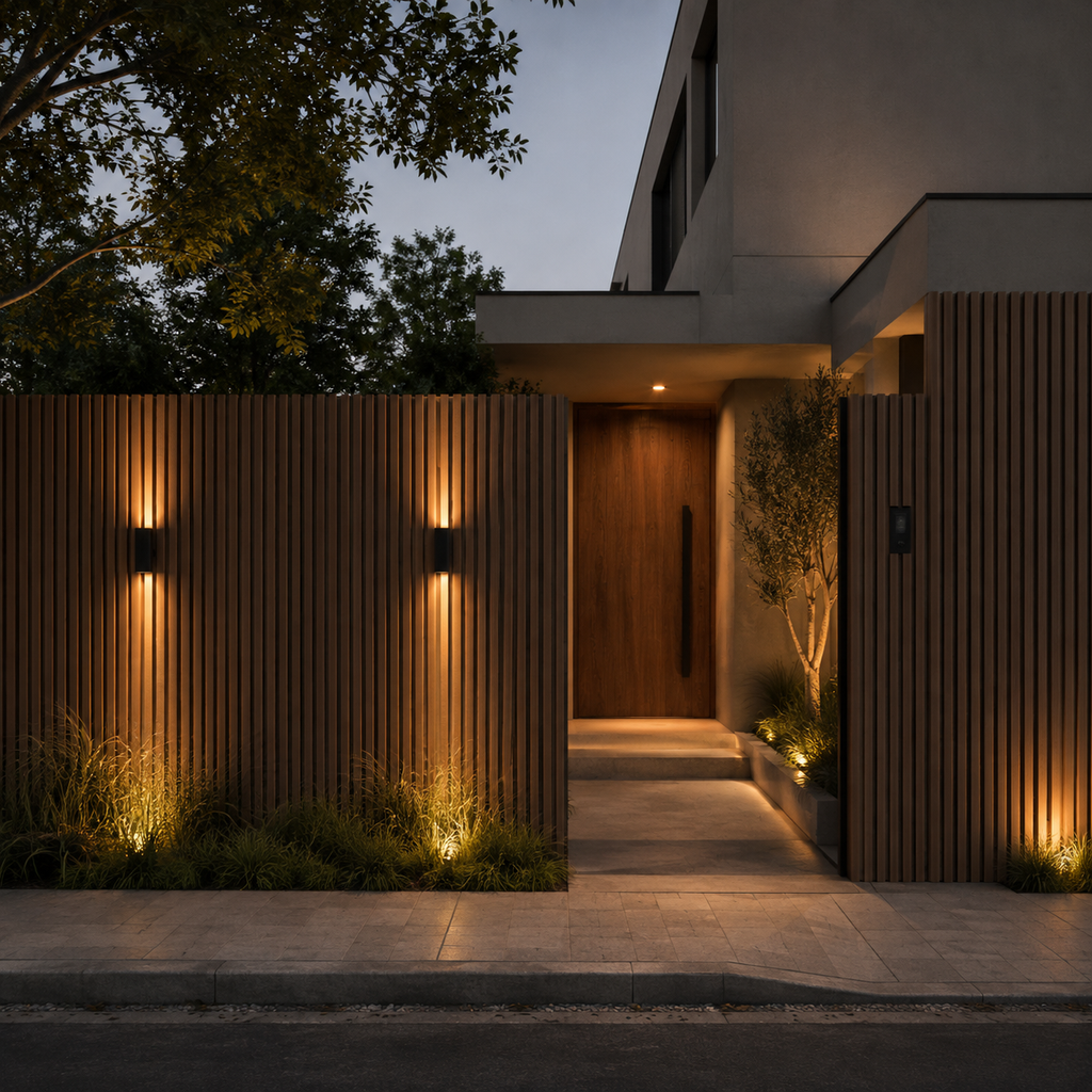 WPC Wall Panel Exterior Cafe