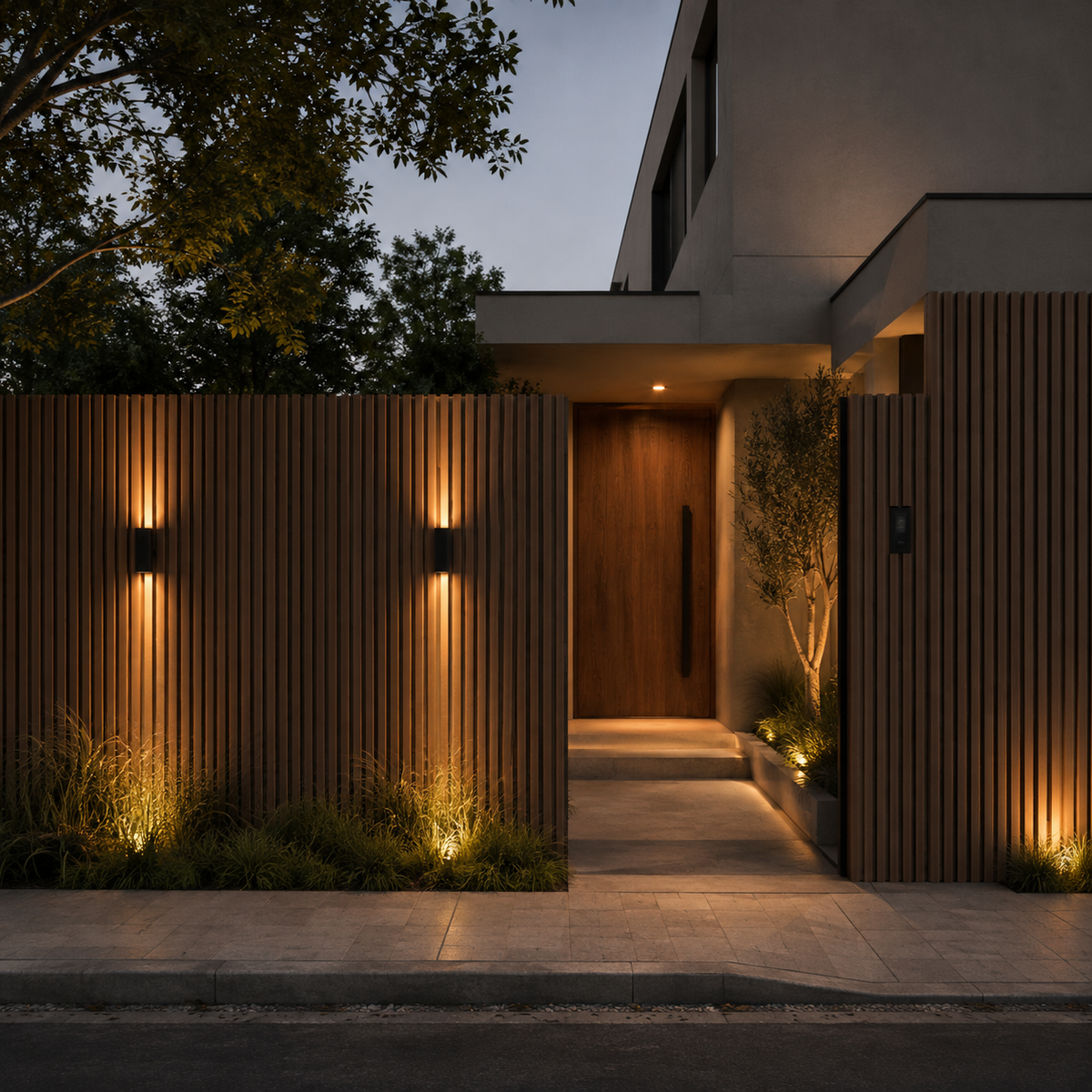 WPC Wall Panel Exterior Cafe