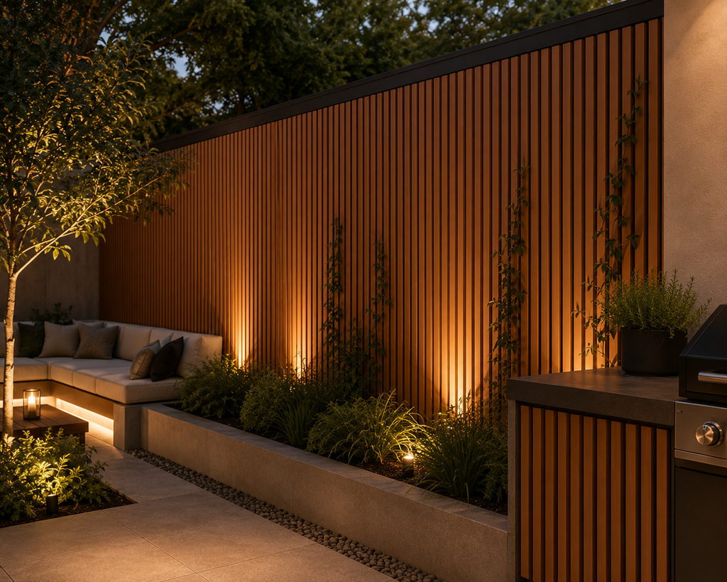 WPC Wall Panel Exterior Teak