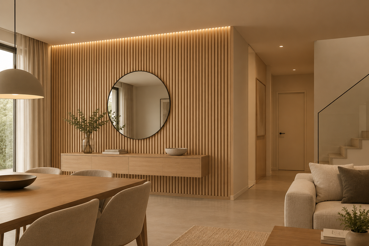 WPC Wall Panel Interior Madera Natural