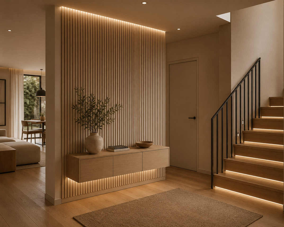 WPC Wall Panel Interior Madera Natural