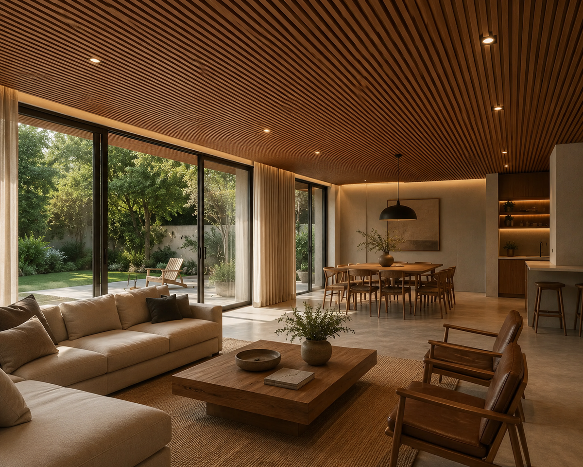 WPC Wall Panel Interior Nogal